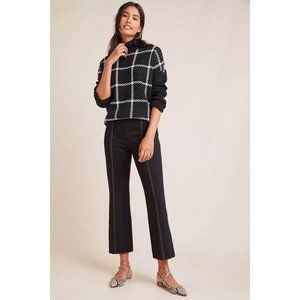 Anthropologie The Essential Crop Flare Pant Size L